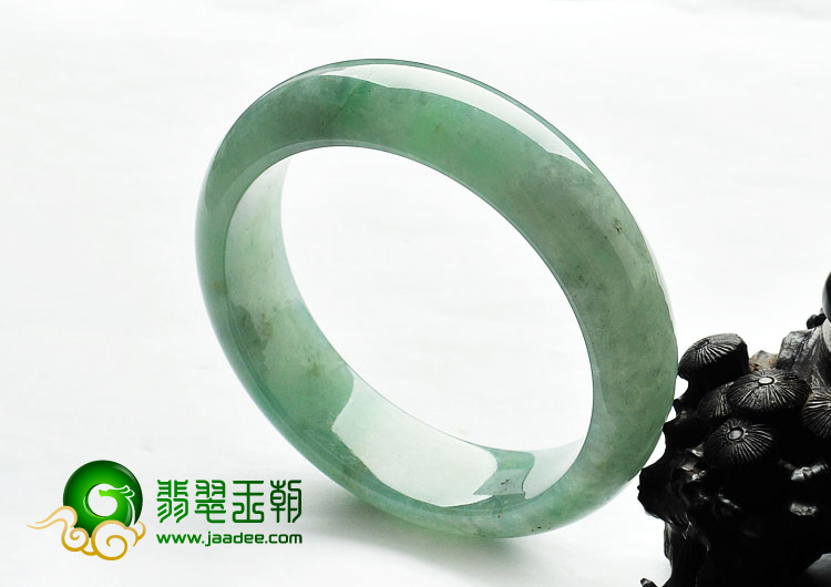 糯冰种晴水缅甸翡翠A货手镯（59.8mm）