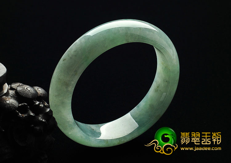 糯冰种晴水缅甸翡翠A货手镯（59.8mm）