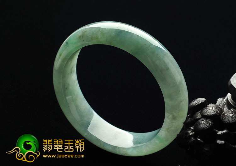糯冰种晴水缅甸翡翠A货手镯（59.8mm）