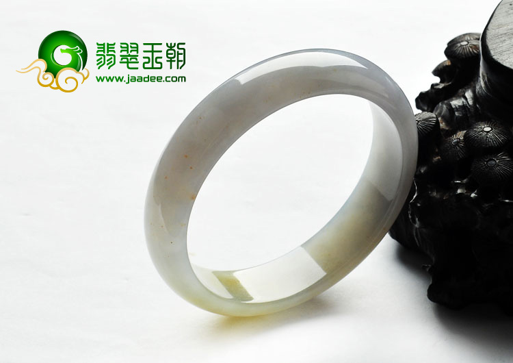 糯冰种紫罗兰黄翡缅甸翡翠A货手镯（57.6mm）