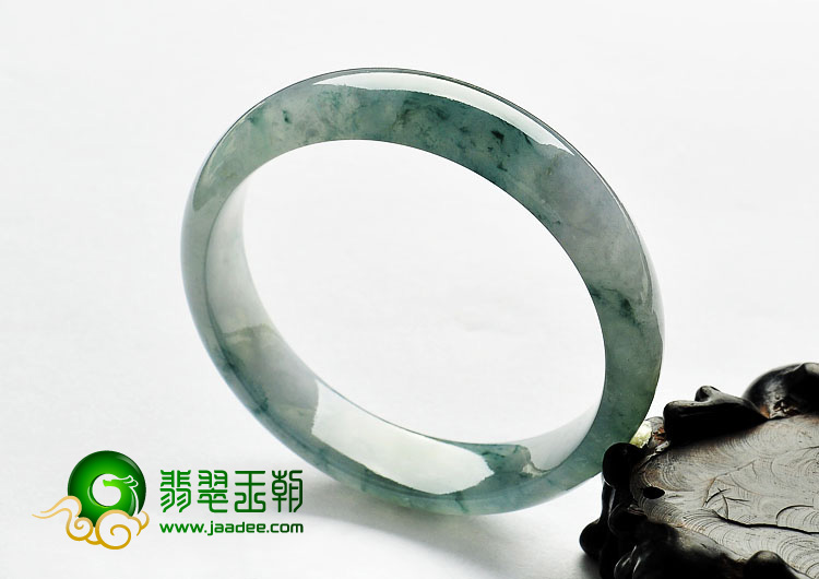 冰种飘花缅甸翡翠A货手镯（56.2mm）
