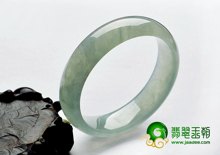 冰种晴水缅甸翡翠A货手镯（58.3mm）