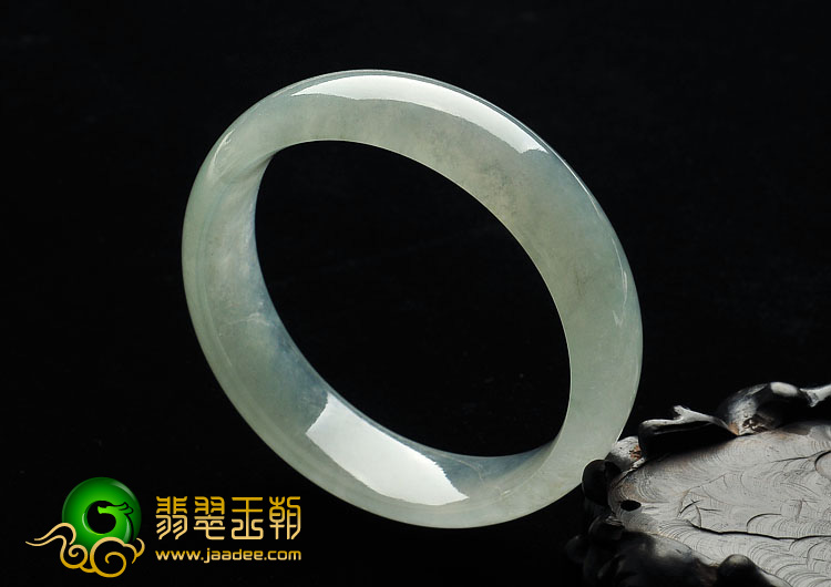 冰种晴水缅甸翡翠A货手镯（58.3mm）