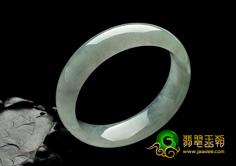 冰种晴水缅甸翡翠A货手镯（58.3mm）