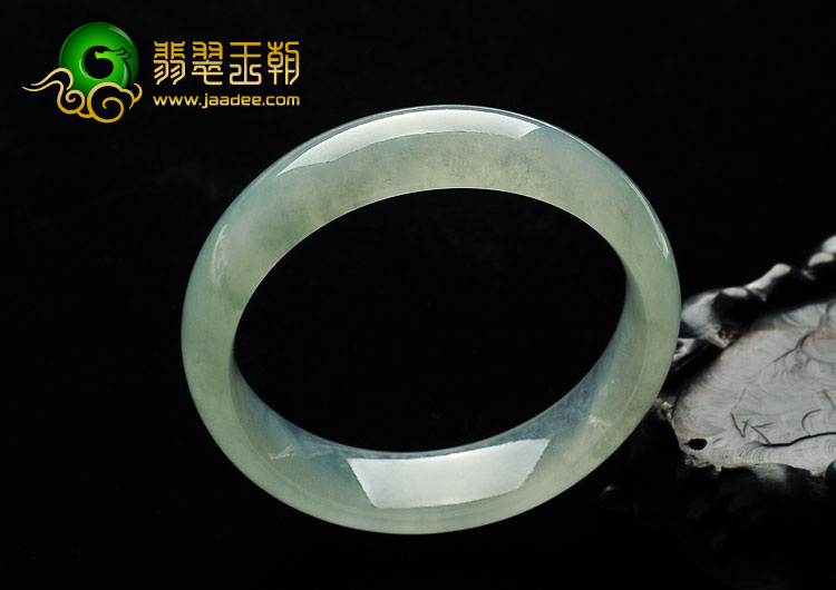 冰种晴水缅甸翡翠A货手镯（58.3mm）