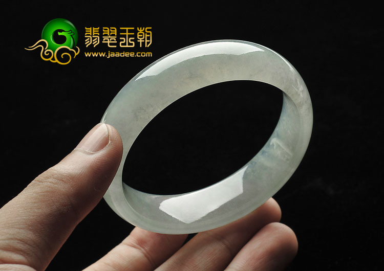 冰种晴水缅甸翡翠A货手镯（58.3mm）