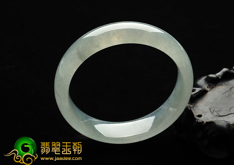 冰种晴水缅甸翡翠A货手镯（58.2mm）