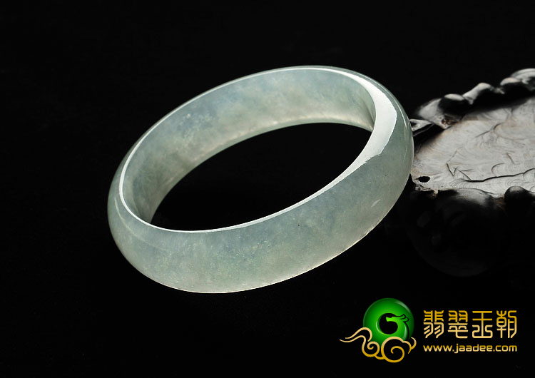 冰种晴水缅甸翡翠A货手镯（58.2mm）