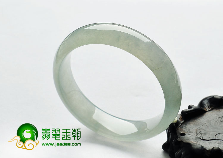 冰种晴水缅甸翡翠A货手镯（58.2mm）