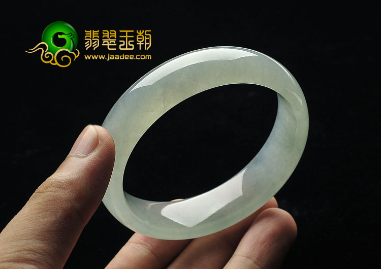 冰种晴水缅甸翡翠A货手镯（58.7mm）