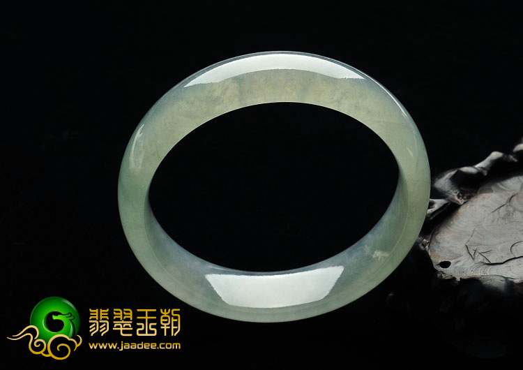 冰种晴水缅甸翡翠A货手镯（58.7mm）