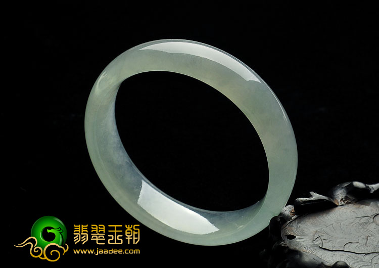 冰种晴水缅甸翡翠A货手镯（58.7mm）