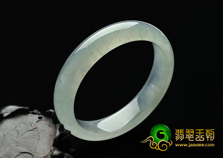 冰种晴水缅甸翡翠A货手镯（58.2mm）