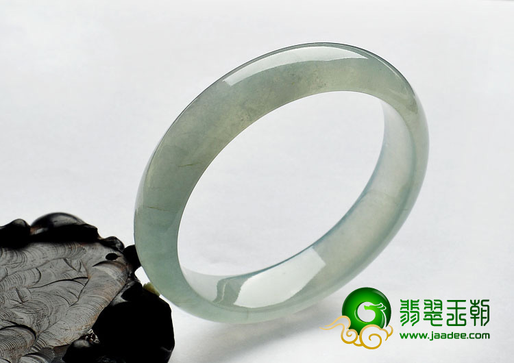 冰种晴水缅甸翡翠A货手镯（58.2mm）