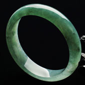 冰种晴水缅甸翡翠A货手镯（58.8mm）