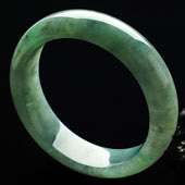 糯冰种晴水缅甸翡翠A货手镯（59.8mm）