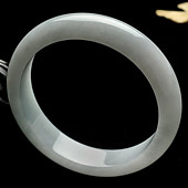 糯冰种晴水缅甸翡翠A货手镯（61.8mm）