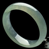 冰种晴水缅甸翡翠A货手镯（58.2mm）