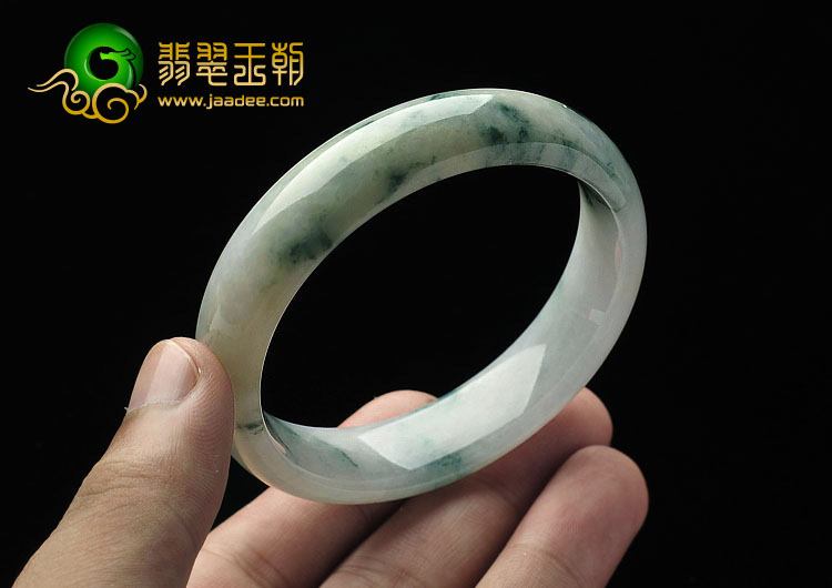 糯冰种飘花缅甸翡翠手镯（56mm）（已定）