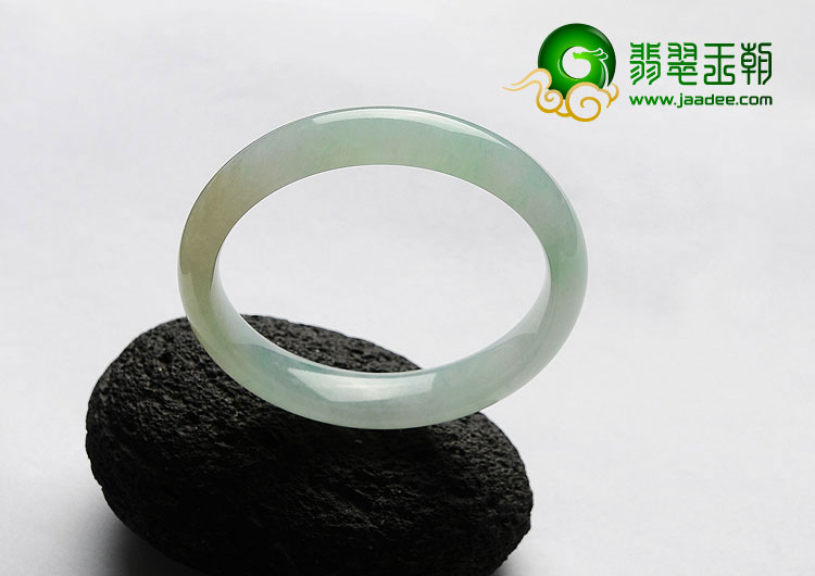 冰种晴水略带翠缅甸翡翠A货手镯（58.2mm）