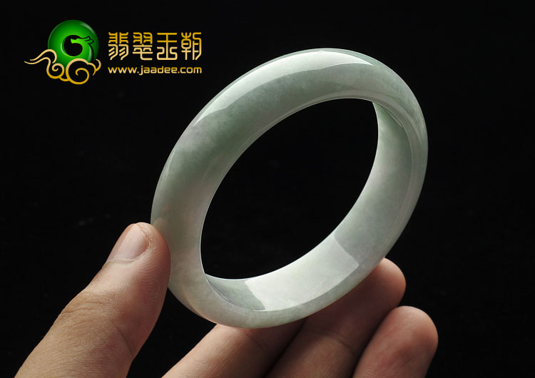 糯冰种晴水缅甸翡翠A货手镯（56.1mm）