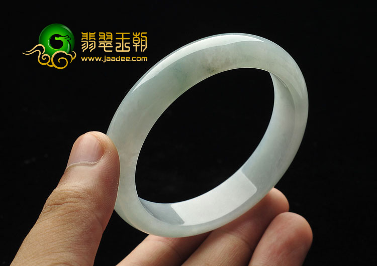 糯冰种晴水缅甸翡翠A货手镯（56.8mm）