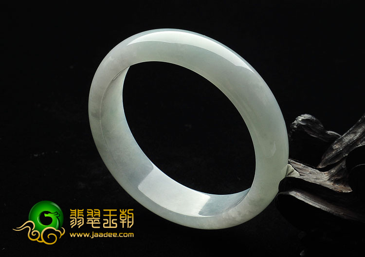 糯冰种晴水缅甸翡翠A货手镯（57mm）