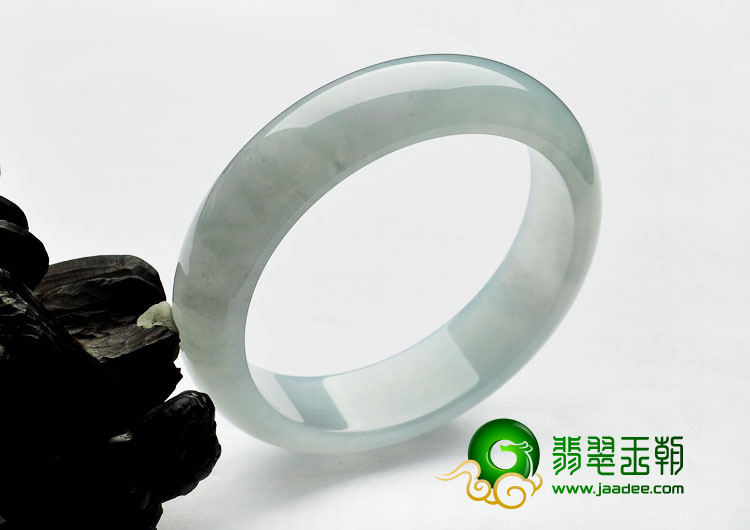 冰种晴水缅甸翡翠A货手镯（57mm）