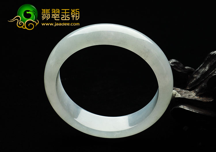 冰种晴水缅甸翡翠A货手镯（57mm）