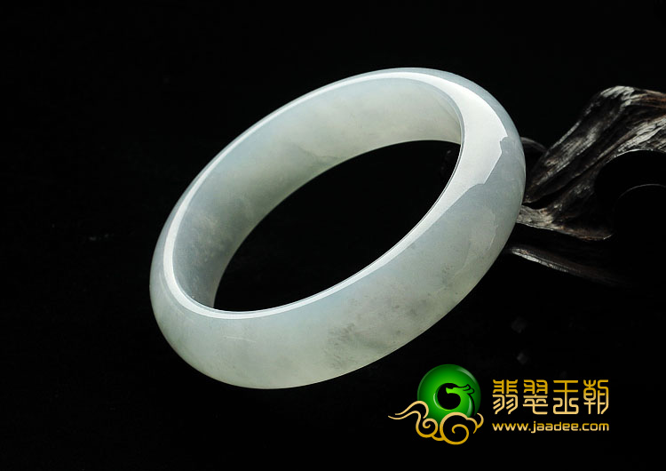 冰种晴水缅甸翡翠A货手镯（57mm）