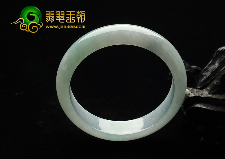 糯冰种晴水缅甸翡翠A货手镯（56.1mm）