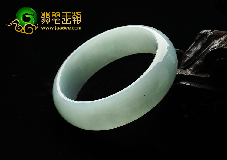 糯冰种晴水缅甸翡翠A货手镯（60mm）
