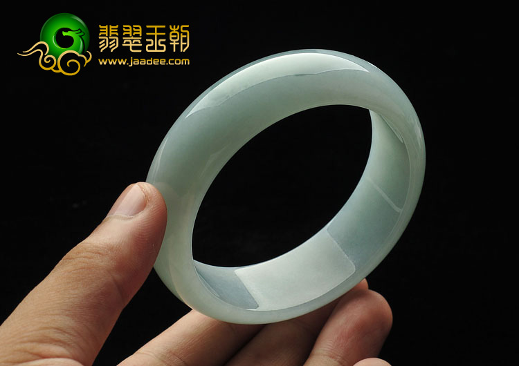 糯冰种晴水缅甸翡翠A货手镯（60mm）