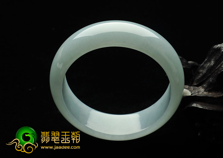 糯冰种晴水缅甸翡翠A货手镯（60mm）