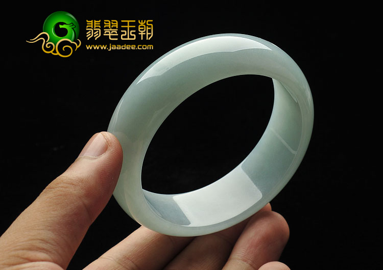 糯冰种晴水缅甸翡翠A货手镯（59.9mm）