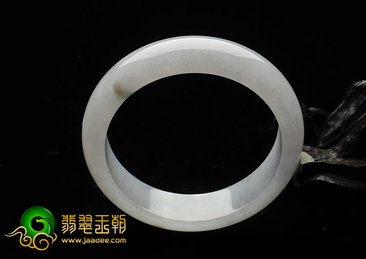 糯冰种紫罗兰缅甸翡翠A货手镯（57.7mm）