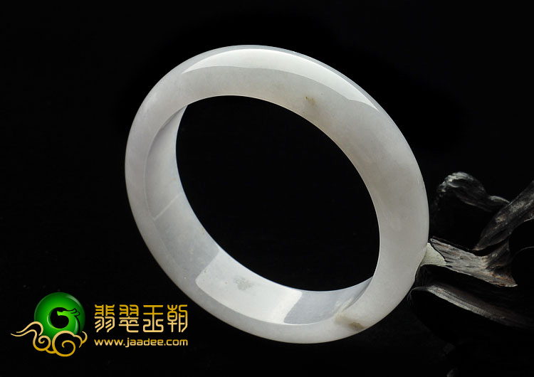 糯冰种紫罗兰缅甸翡翠A货手镯（57.7mm）