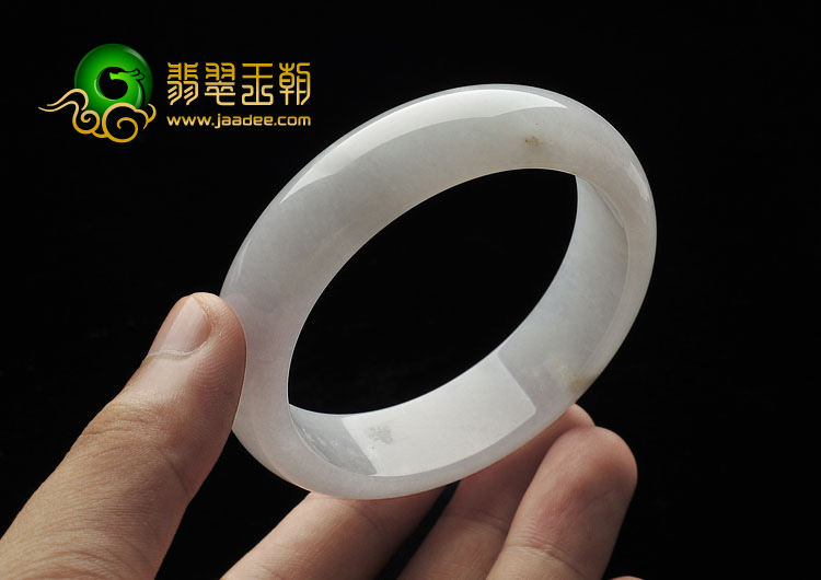 糯冰种紫罗兰缅甸翡翠A货手镯（57.7mm）