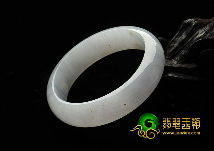 糯冰种紫罗兰缅甸翡翠A货手镯（57.7mm）