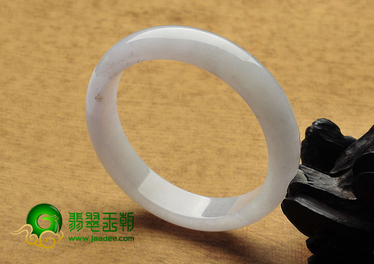 糯冰种紫罗兰缅甸翡翠A货手镯（59.1mm）