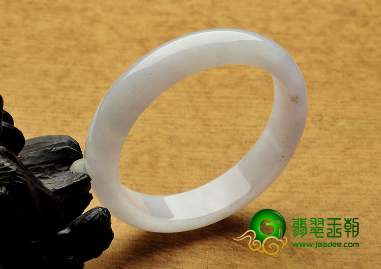 糯冰种紫罗兰缅甸翡翠A货手镯（59.1mm）