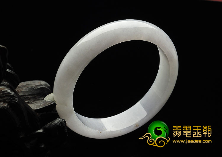 糯冰种紫罗兰缅甸翡翠A货手镯（59.1mm）