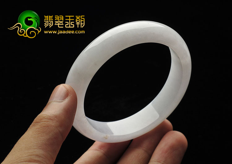 糯冰种紫罗兰缅甸翡翠A货手镯（59.1mm）