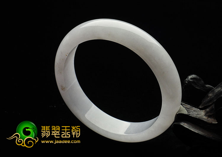 糯冰种紫罗兰缅甸翡翠A货手镯（59.1mm）