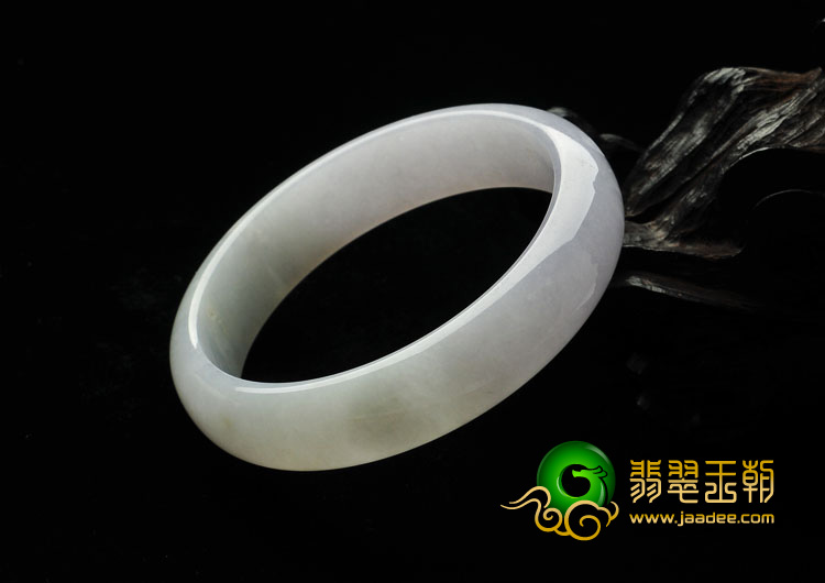 糯冰种紫罗兰缅甸翡翠A货手镯（58.4mm）