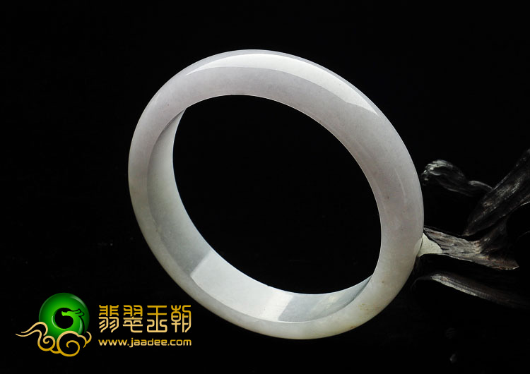 糯冰种紫罗兰缅甸翡翠A货手镯（58.4mm）