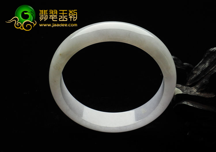糯冰种紫罗兰缅甸翡翠A货手镯（58.4mm）