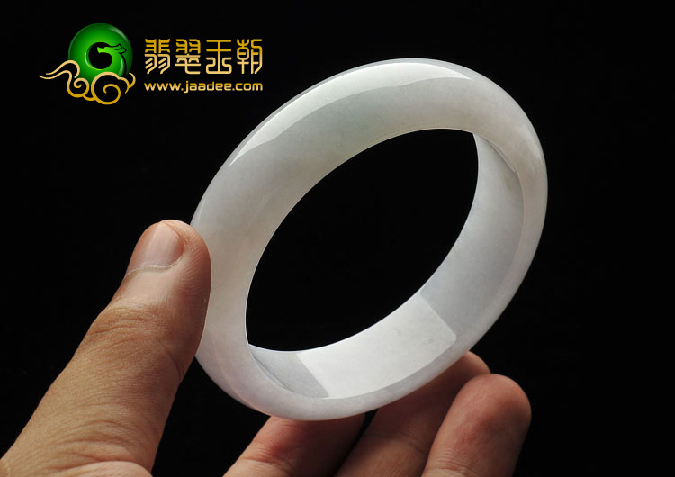 糯冰种紫罗兰缅甸翡翠A货手镯（59.1mm）