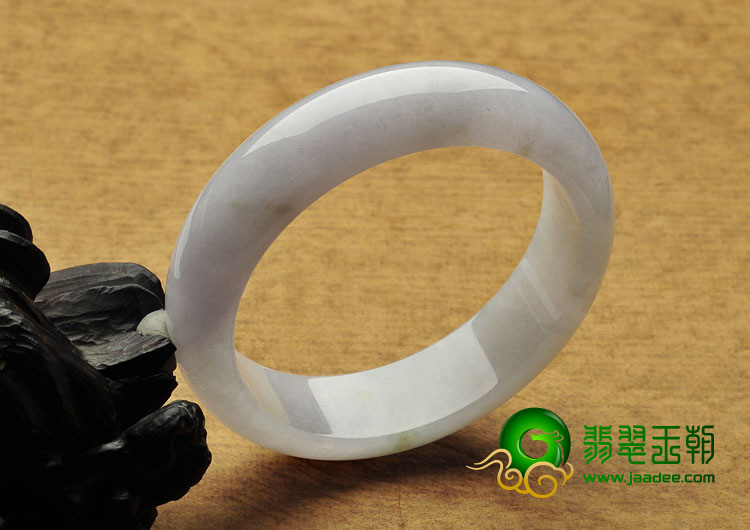 糯冰种紫罗兰缅甸翡翠A货手镯（59.1mm）