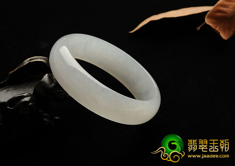 冰种白色缅甸翡翠A货手镯（56.2mm）